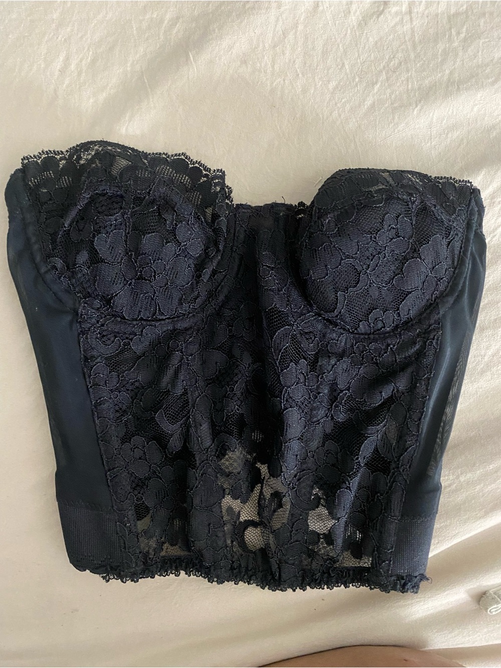 Classic Black Lace Bustier Top - Women Intimates & Sleepwear